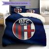 Bologna FC 1909 Pattern Bedding Home Decoration Birthday & Festival Gift (1 * duvet cover + 2 * pillowcase, without core)