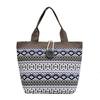 Canvas Bag Ethnic for Women Style Pattern Shoulder Bag Retro Casual Tote Handbag Splicing