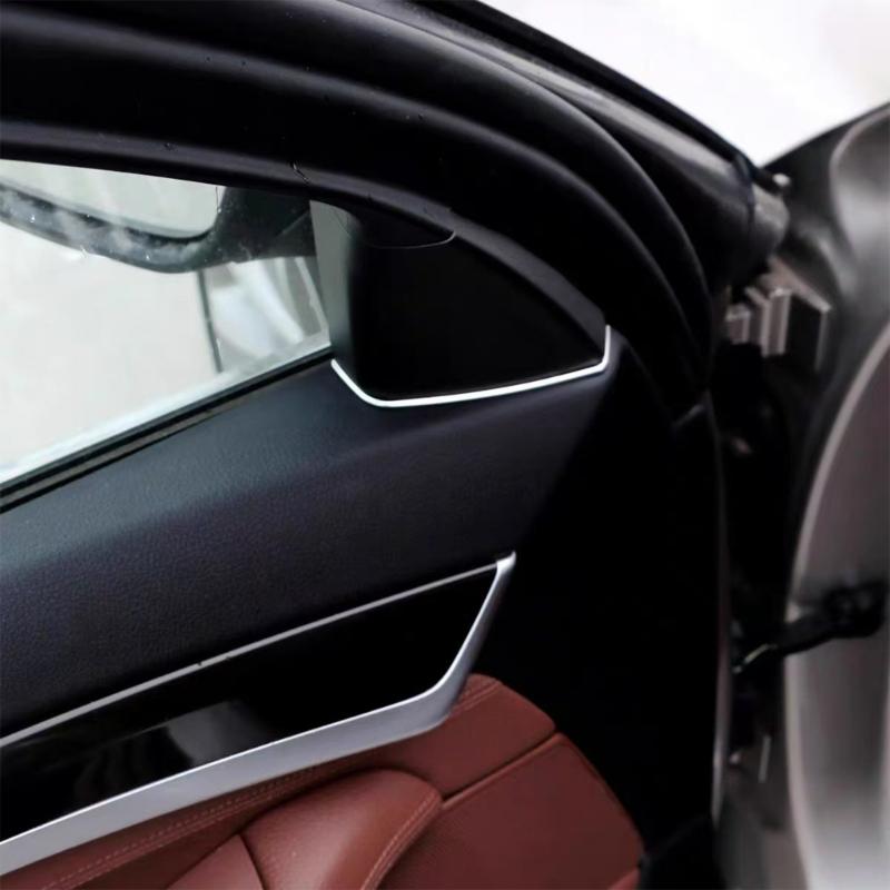 ABS Car A Pillar Door Stereo Speaker Decoration Cover Trim Stickers For Speaker Car Interior Decors