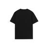 Lining Sports Fashion Series Round Neck Printed Short Sleeve T-Shirt Men Tops Black AHSR997-1