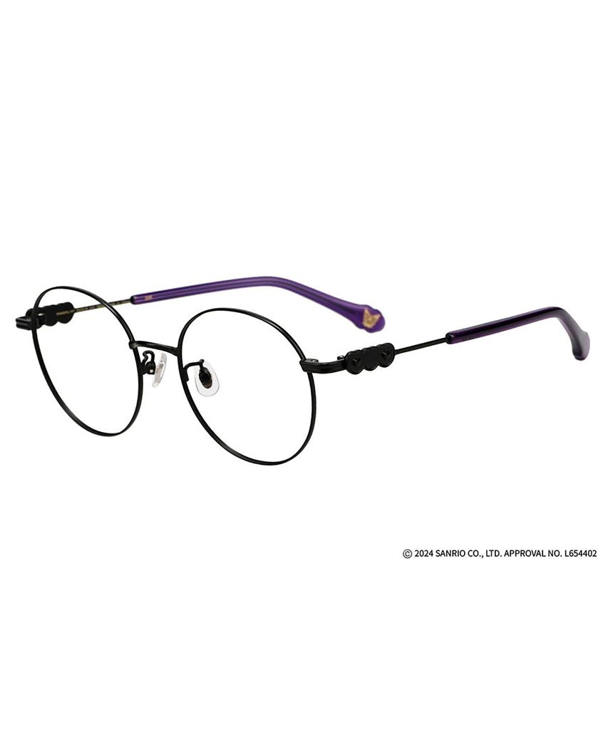 glasses eye exam fashion prescription lens prescription and Sanrio characters Black [Zoff] Boston-style Eyeglasses, adjustment, glasses,