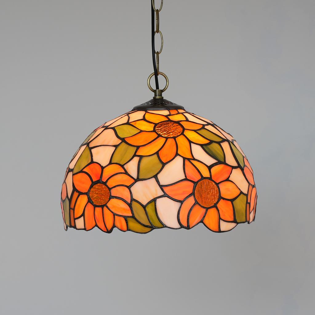 Nordic Rural Style Roses Tulip Chandelier Kitchen Dining Room Hallway Handmade Glass Chandelier Indoor Home Decor Lamp