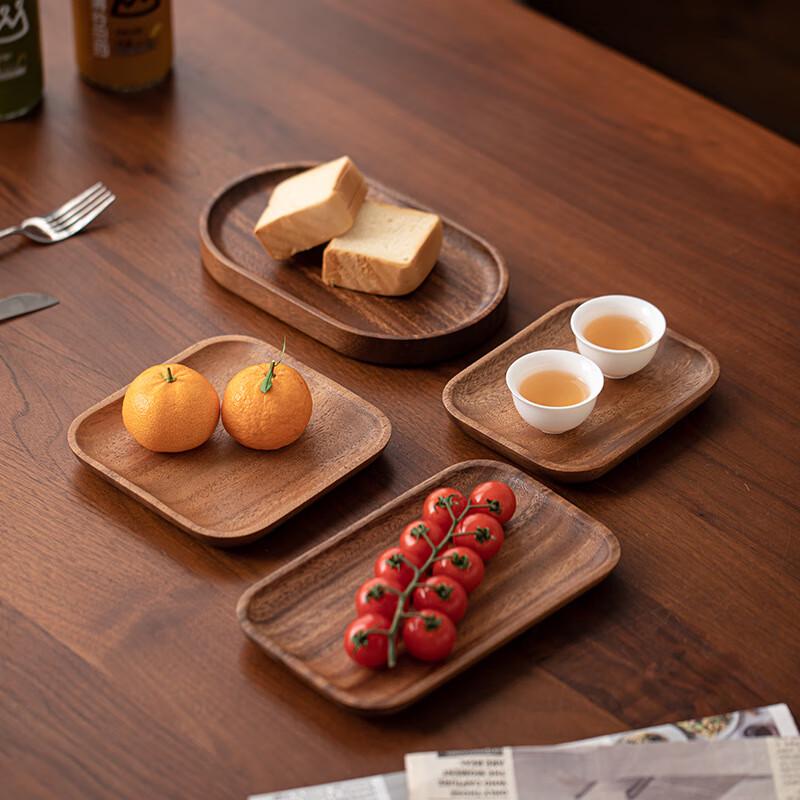Wutuo Walnut Wood Rectangular Serving Tray