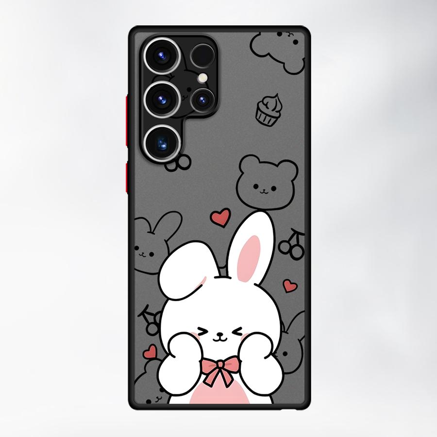 Funda Back Phone Cover Case for Samsung Galaxy S26 Note 20 Ultra 10+ S23 FE S20 FE S22 S24 Plus S21 S25 Ultra Cartoon Bear