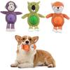 Nouveau Jouet Chien Peluche Animal Simulation Doux Peluche Jouet à Mâcher pour Chiens Anti-Morsure, Facile à Nettoyer Jouets Intérieur et Extérieur Matériaux Faciles à Nettoyer, Sûr et Doux