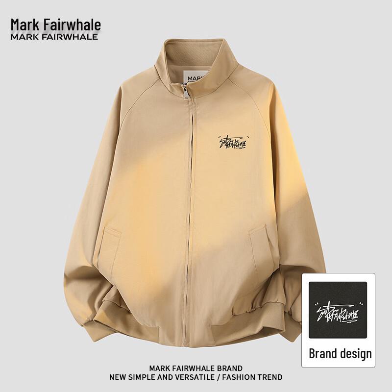 Mark Fairwhale Men's Casual Stand-Collar Jacket