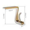 KEMAIDI White Gold Brass Bathroom Sink Faucet Single Handle Bathroom Faucets Hot Cold Mixer Tap Deck Mounted Z Shape Style