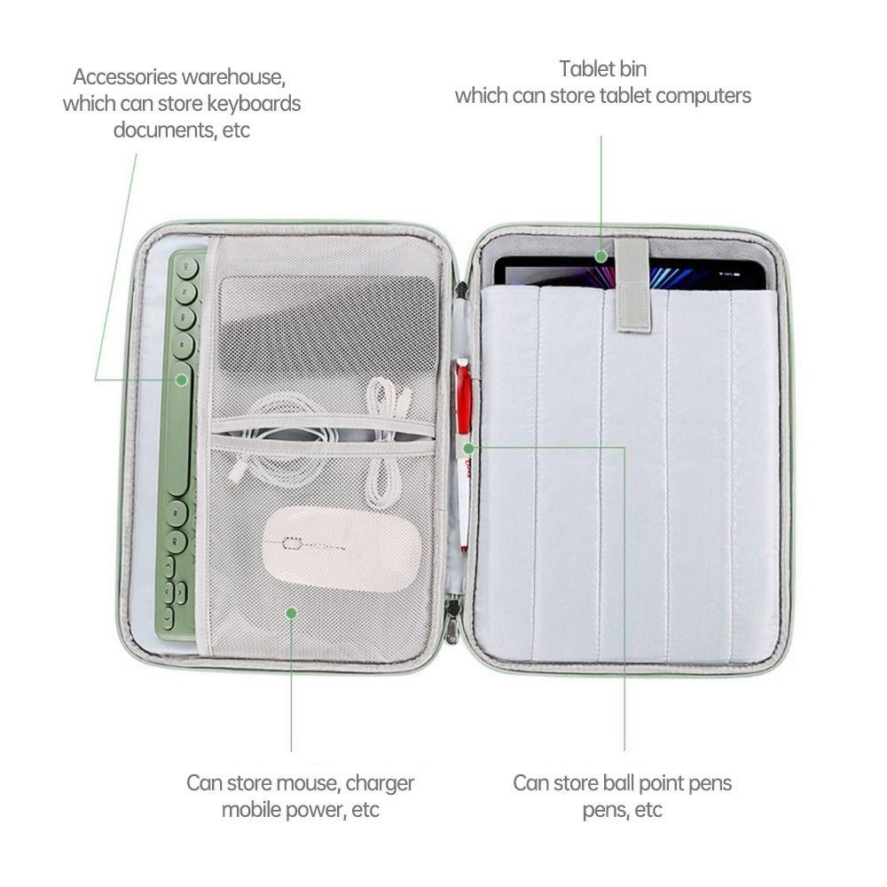 Anti-fall Laptop Handbag Case Multilayer Sleeve Bag Professional Protective Pouch  Outdoor