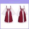 Viktorianisches Mittelalterliches Damenkleid für Cosplay und Partys