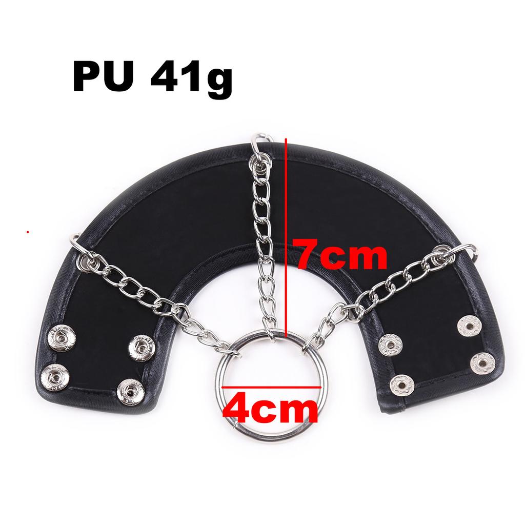 Întindere testiculară Penis Penis Inel din piele artificială Parașuta Ball Pretcher Scrotum Restraint Reglabil BDSM Bondage pentru bărbați