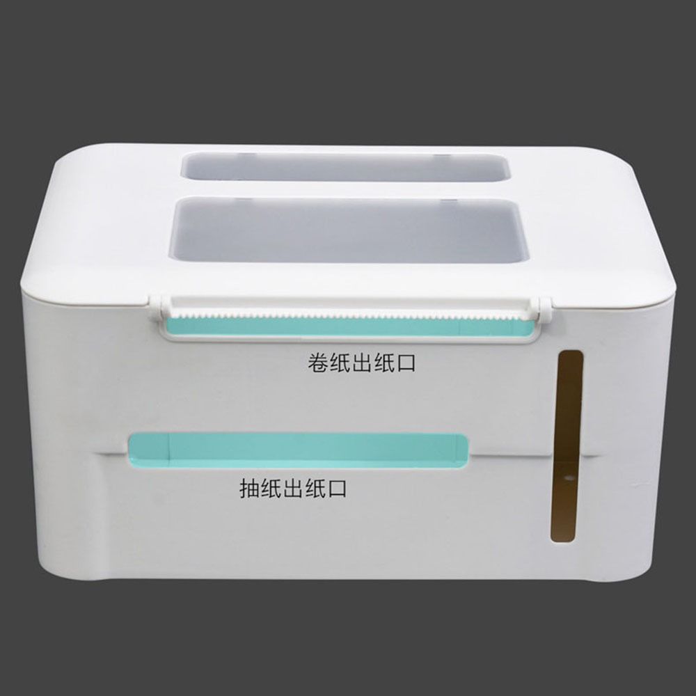Wall Mounted Toilet Paper Box Large Capacity Roll Paper Storage Rack Sundries Storage Box  for Home