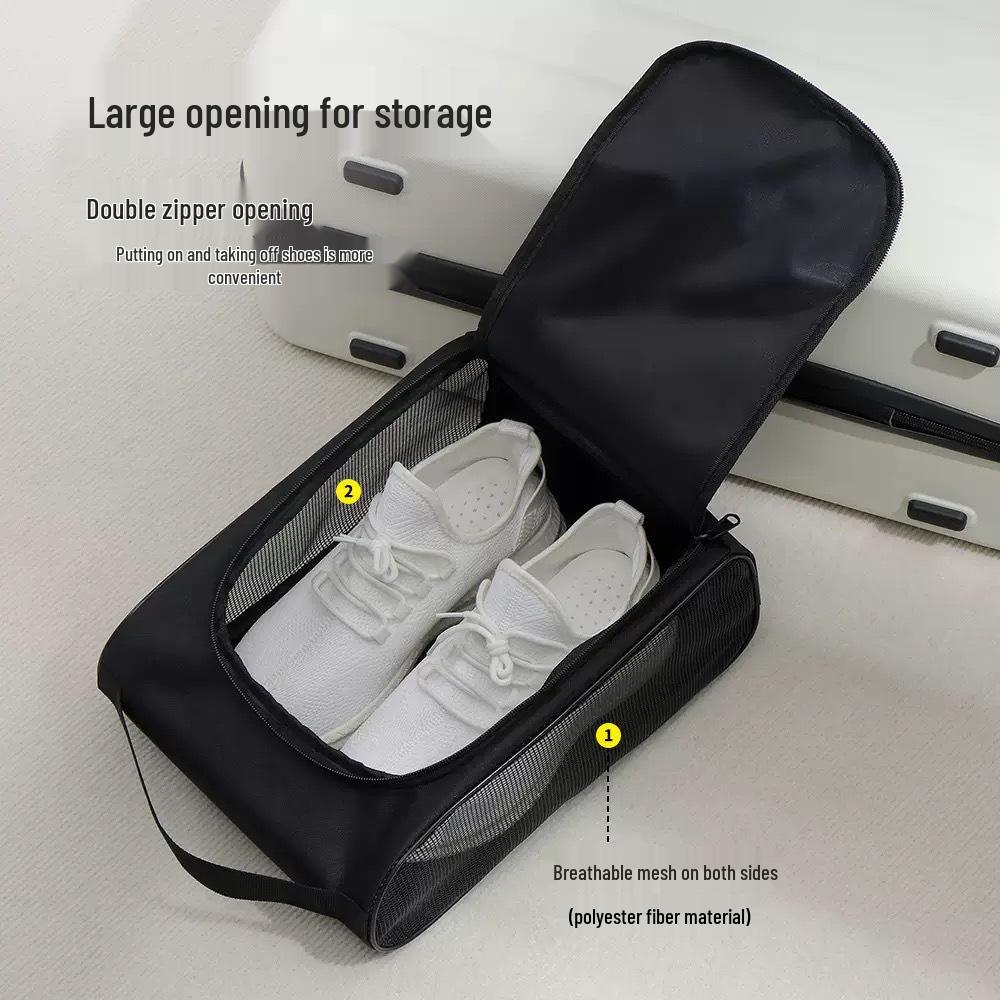 Waterproof Mesh Sneaker Bag for Outdoor and Business Travel - Breathable Shoe Storage for Men and Women