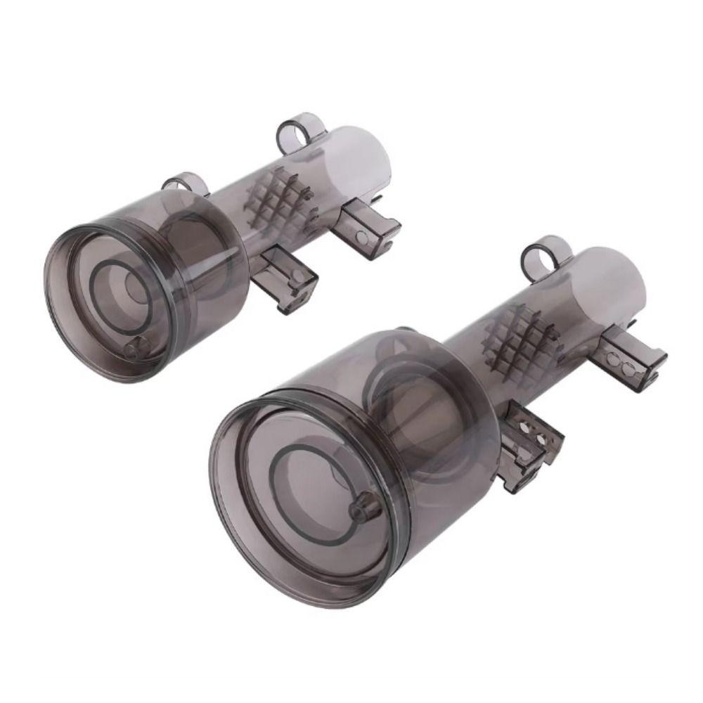 Suction Cup Aquarium Protein Skimmer Plastic with Wood Air Stone Pneumatic Filter Wall Mount Pneumatic Protein Separator
