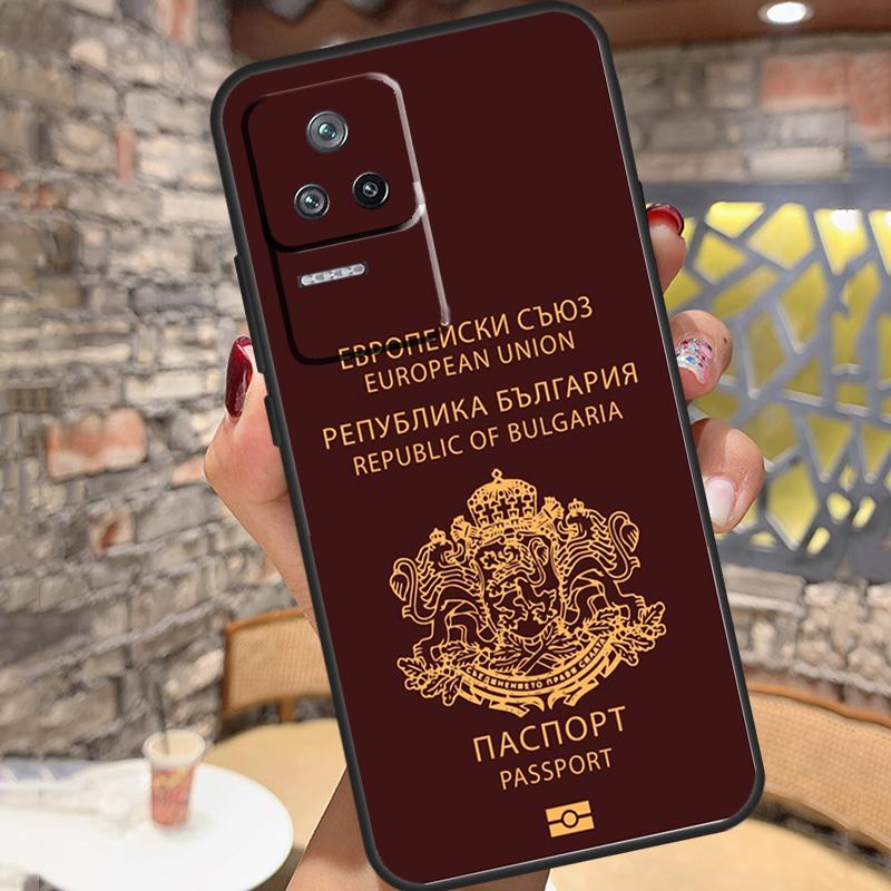 Bulgaria Passport Flag Map Case For Xiaomi 14 Ultra 15 13 11T 12T 13T 14T Pro POCO X3 X5 X6 X7 Pro M6 F5 F6 Pro Cover