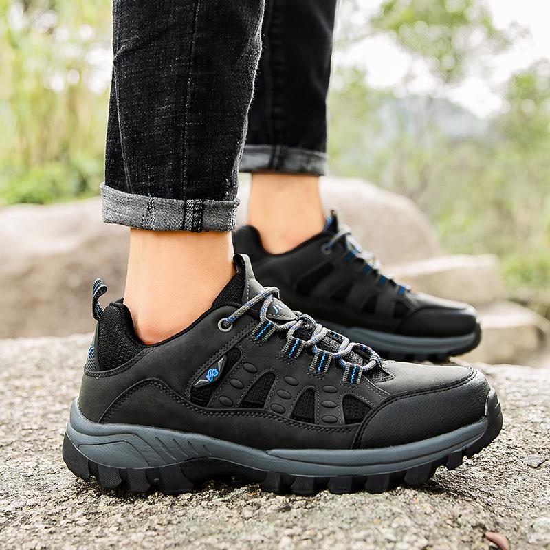 Men's Anti-slip Hiking Shoes Women Wear-resistant Climbing Shoes Camping Trekking Sports Shoes Big Size Outdoor Sneakers