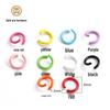 1.2*8mm Colored Metal Open Jump Rings - DIY Keychain & Ornament Accessories