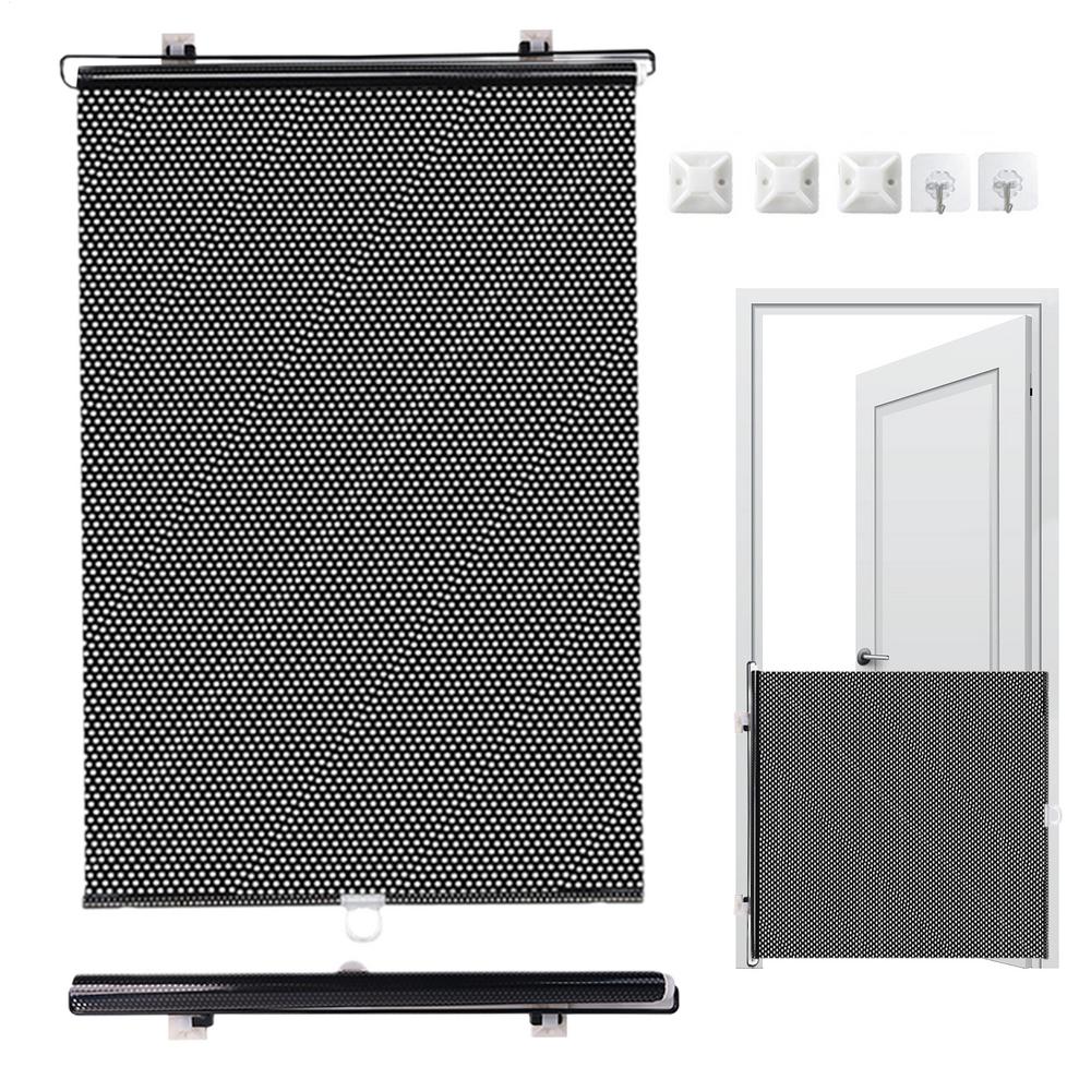 Dog Gate Retractable Pet Gate Pet Safety Gate Indoor Mesh Fence Cat blocking board Multifunctional Animal Fence Pet Supplies