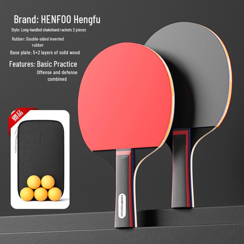 Hengfu 3-Star Table Tennis Racket Set for Beginner Students