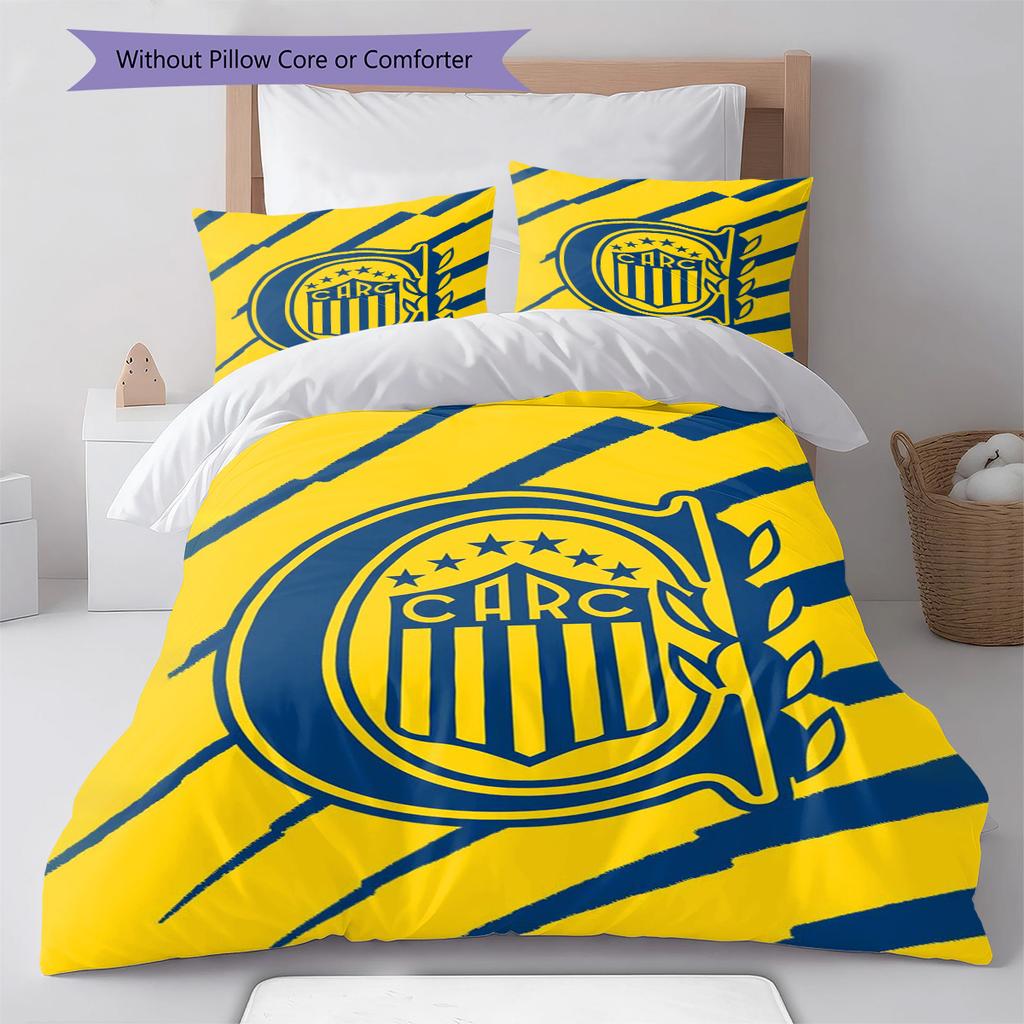 Carc 1889 Pattern Bedding Set Quilt Cover Pillowcase Home Decor Gift (1 * duvet cover + 2 * pillowcase, without core)
