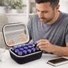 15 Slot Insulin Storage Box Waterproof Large Capacity Insulin Vials Case 10ML Vials Wear-resistant Essentials Oil Case Travel