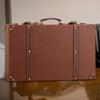 Vintage Suitcase Box Wooden Treasure Chest Collection Dustproof Storage Carry on for