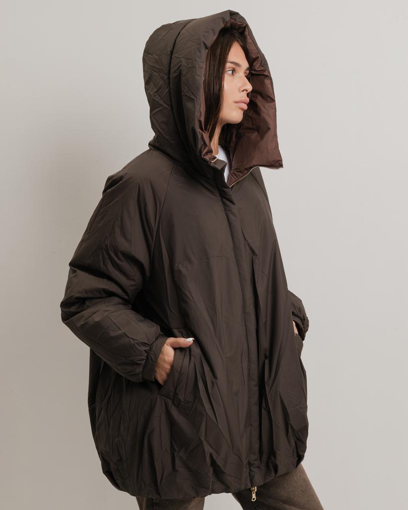 Куртка женская двусторонняя Sobello 10045 48 шоколад / коричневый