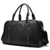 MAHEU Latest Design Black Travelling Bag Men Women Cowhide Leather Duffle Bag Luugage Flight Bag Business Travel Bag Male Female