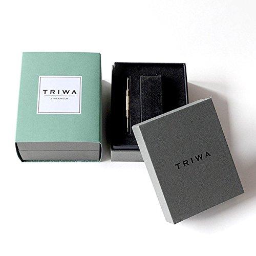 TRIWA Falken Men's and Women's Unisex Watch with Small Seconds, White and Brown Leather Strap, FAST113-CL010213 [Parallel Import]