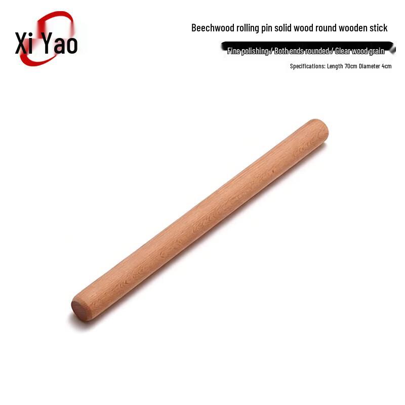 Beechwood Solid Wood Rolling Pin