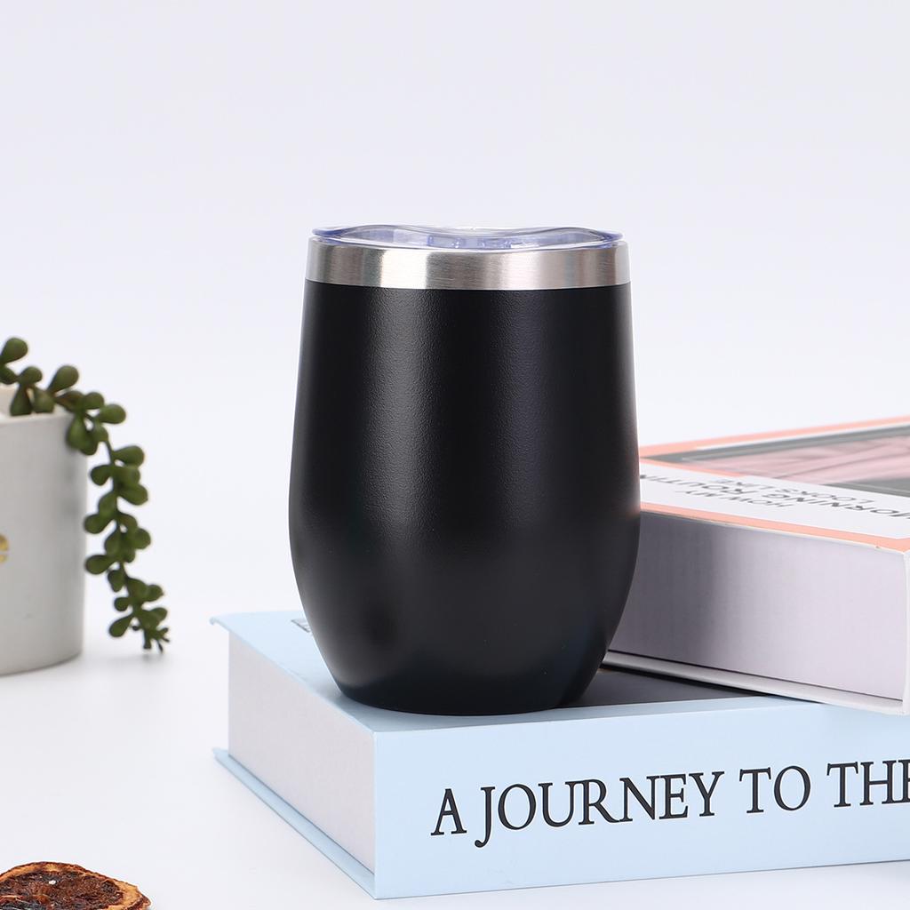 Eggshell Cup 304 Stainless Steel Double-layer Thermos Cup Cold Keeping Mini Egg Cup