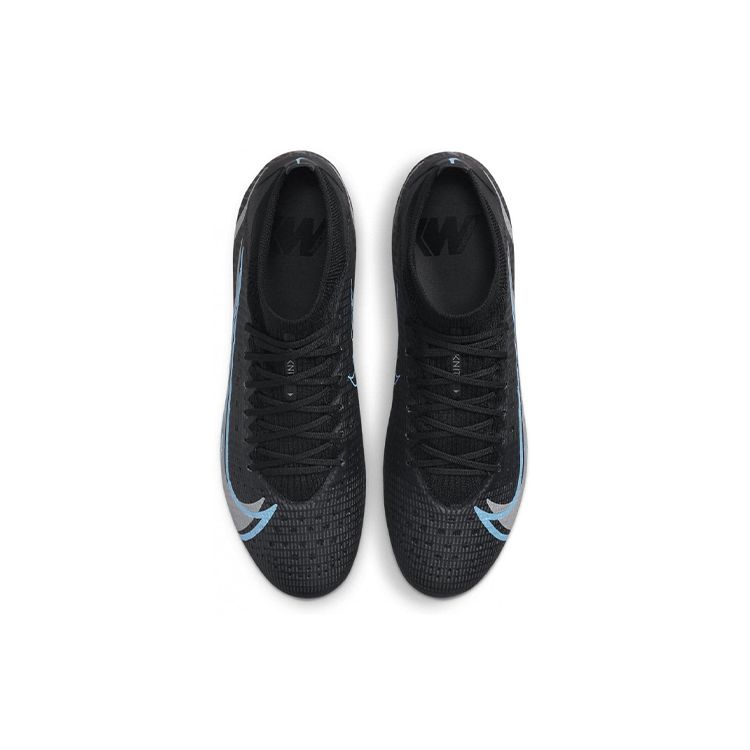 Nike Mercurial Vapor 14 Pro FG Black Photo Blue Men Sneakers Iron-Grey CU5693-004