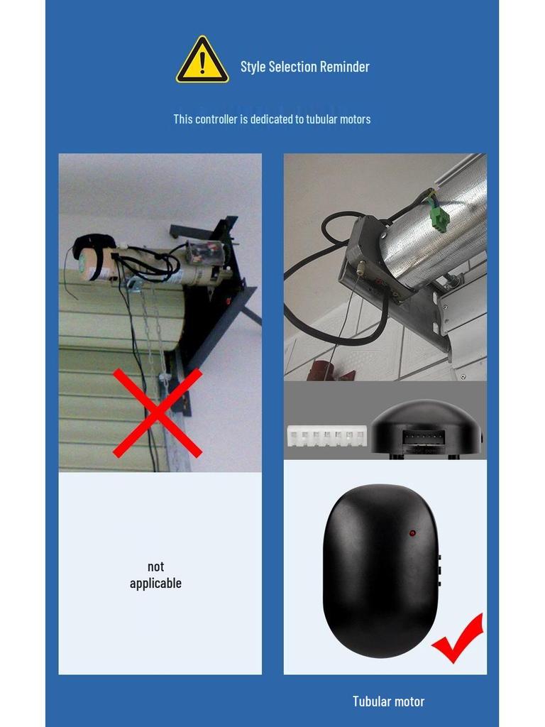 Universal Wireless Garage Door & Roller Shutter Controller with Remote Receiver