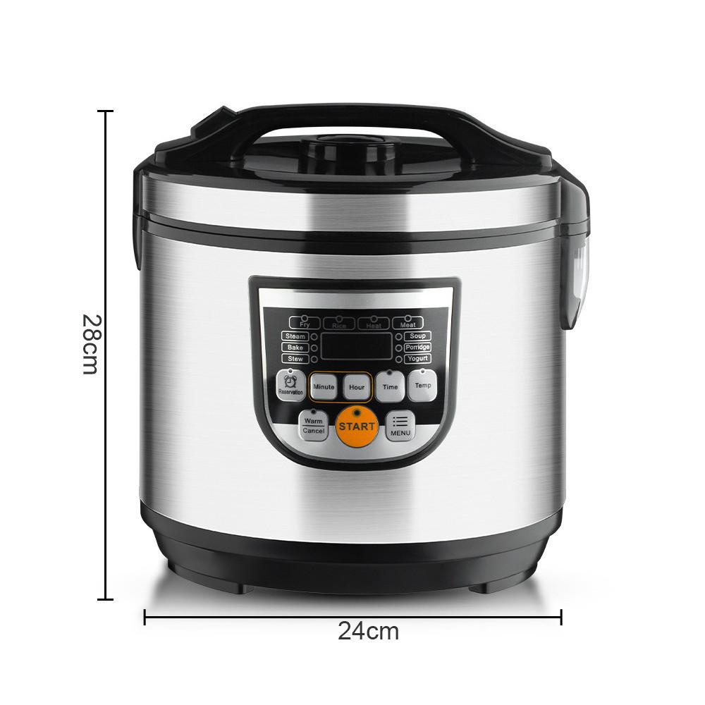 5L Large Capacity Kitchen Rice Cooking Pot Steamer Intelligent Rice Cooker Multifunctional Electric Rice Cooking Machine