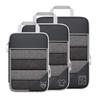 3/6PCS Portable Lightweight Suitcase Pouch Compressed Packing Cubes Travel Storage Bag Set With Shoe Bag Mesh Visual