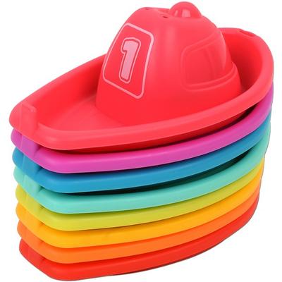 Oz Oyuncak Gökkuşağı Teknesi Banyo Suyu Oyun Oyuncakları 8'li Koreli çocuk oyuncakları seti