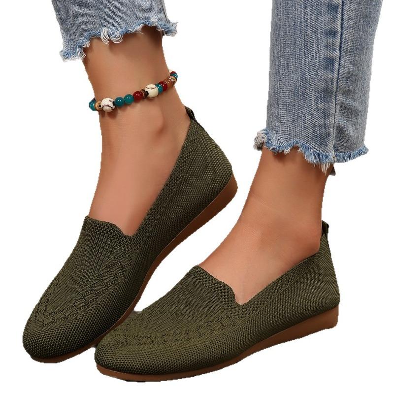 New Single-shoe, Shallow-mouthed, One-foot, Lazy Flat Casual Women's Shoes