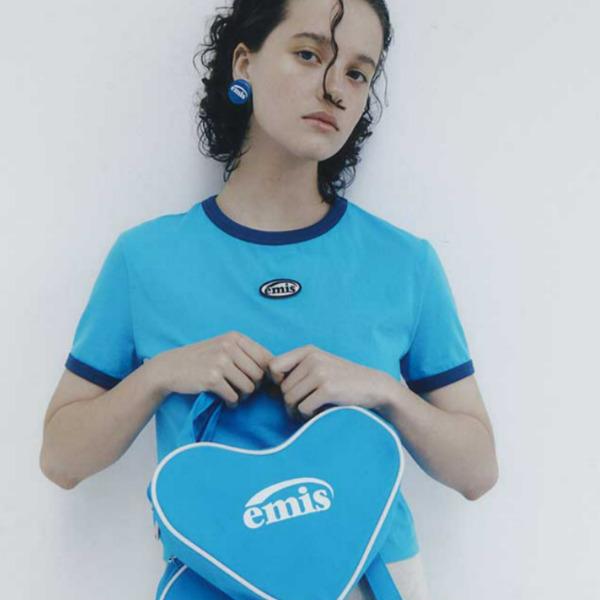 EMIS HEART TOTE BAG (Pink, Blue)