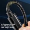 60W Fast Charging Type-C Cable, Nylon Braided USB C To C Charger Cord for Samsung, Huawei, and More