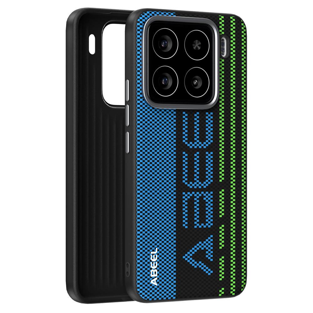 

ABEEL For Xiaomi 15 Case Compatible with MagSafe Printed PC TPU Aluminum Alloy Leather Phone Cover Outstanding No. 2
