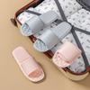 Folding Slippers for Women, Summer Indoor Home Anti Slip EVA Portable Travel Slippers