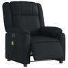 Vidaxl Foldable Massage Armchair, Electric, Black, Faux Leather