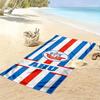 FC. Hansa Rostock Print Strandtuch, Großes Weiches Schnelltrocknendes Handtuch für Strand Camping Schwimmen
