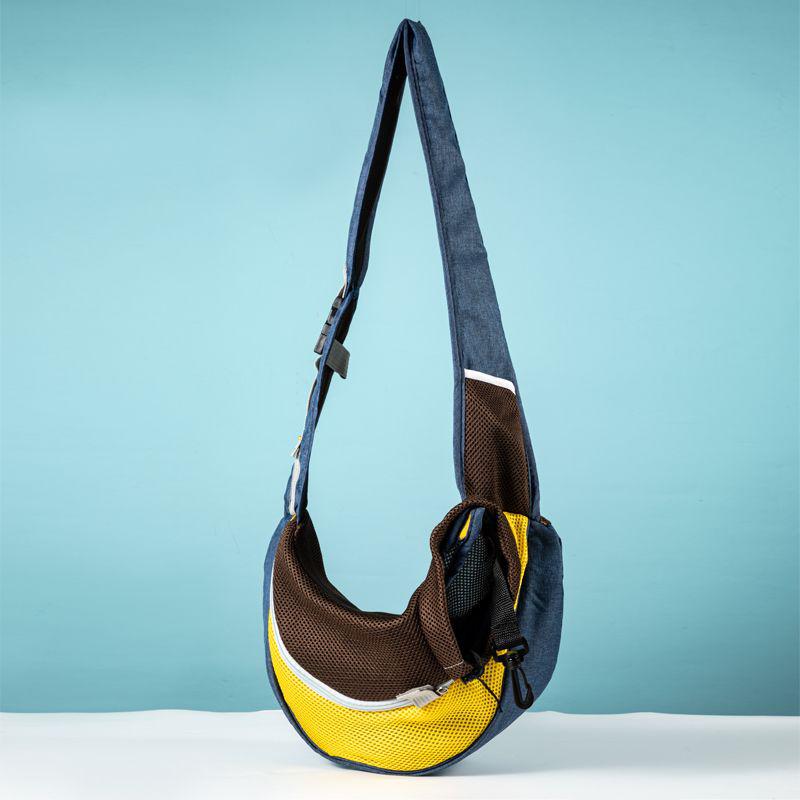 Portable Pet Backpack: Lightweight Crossbody Carrier for Cats & Small Dogs