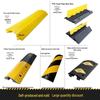 Durable Road Crossing Cable Protector: Anti-Crush Rubber Trunking Cover for Floor Protection