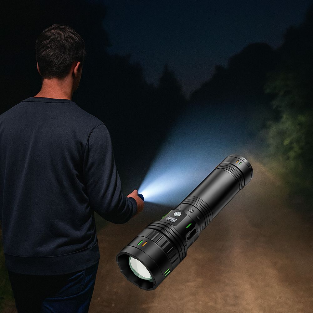 Rechargeable Strong Light Flashlight Super Bright Portable Flashlight LED Flashlight  Household