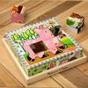 Melissa & Doug Wooden Animal Cube Puzzle, 16 Pieces, 775 Pieces, Authentic