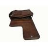 18 In Vintage Leather Messenger Bag Office College Laptop Satchel Shoulder Bags