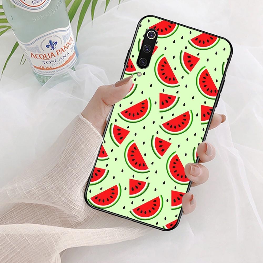 Summer Cartoon Watermelon Phone Case For Xiaomi Mi 5X 8 9 10 11 12 Lite Pro 10T PocoX3pro PocoM3 Note 10 Pro Lite