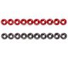 Universal M6 10Pcs Car Modified Hex Fasteners Fender Washer JDM Bumper Engine Aluminum Concave Screws For Honda LBJ-1001