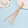 Colorful Nylon Woven Pendant Rope Charms for Large Hole Beads Make Chain Pendant Jewelry Accessories